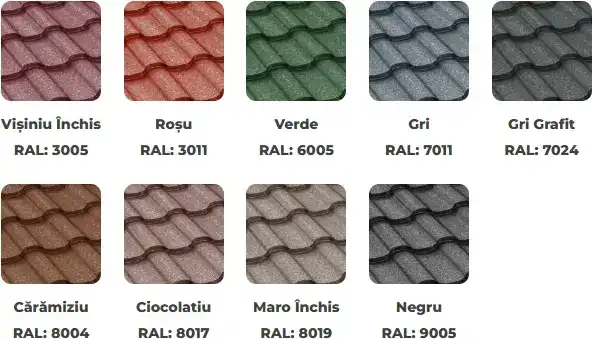 Culori disponibile Bilka Britanic - finisaj GrandeMat